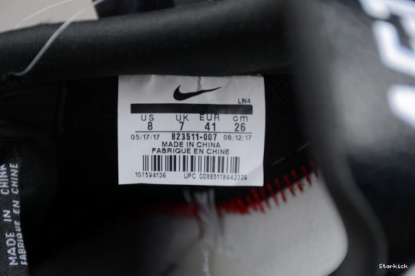 NIKE AIR FORCE 1 823511-007 LV8 BLACK '07 WHITE PACK 823511-007 NBA 1025